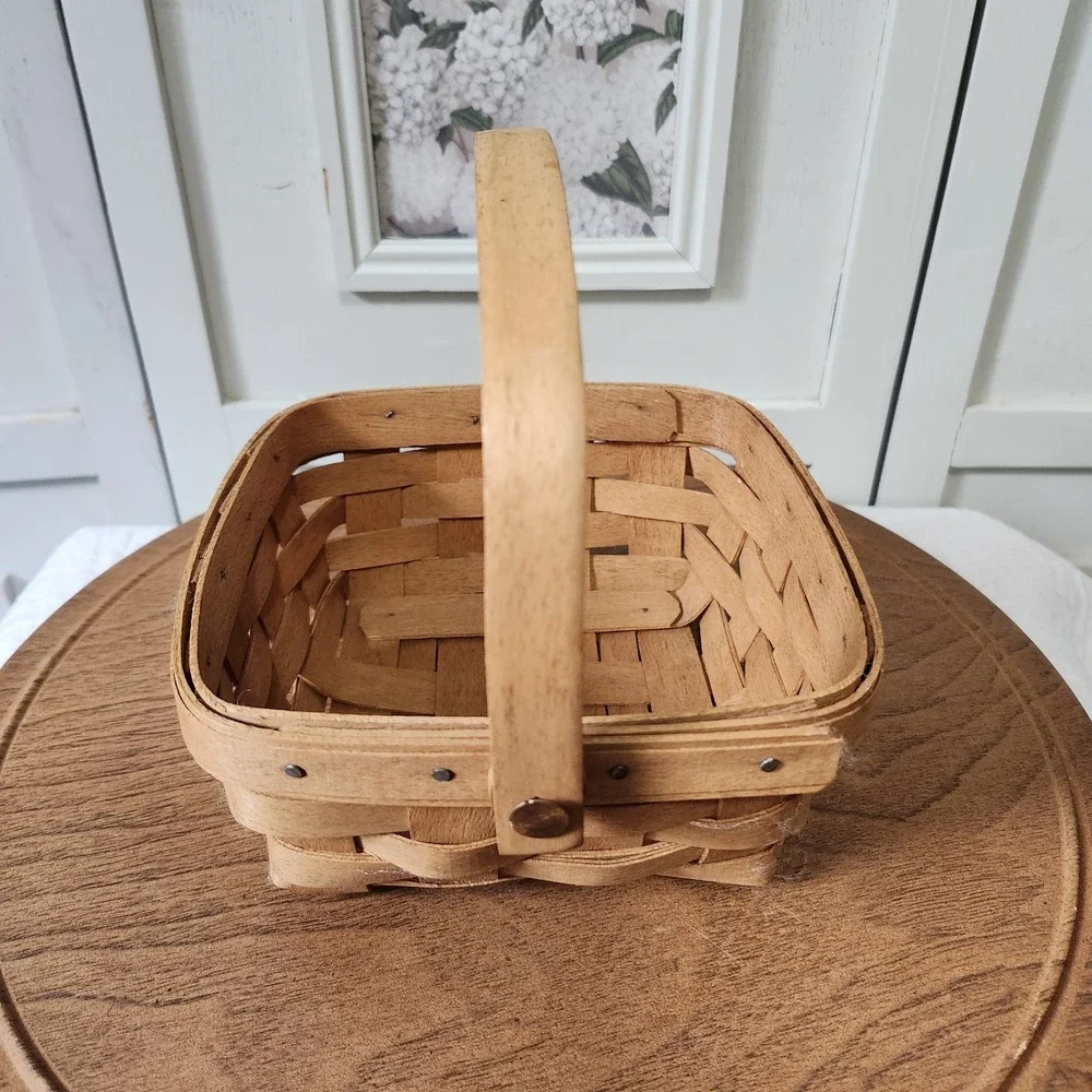 Longaberger Basket Handwoven 1993 Dresden Ohio Signed USA‎